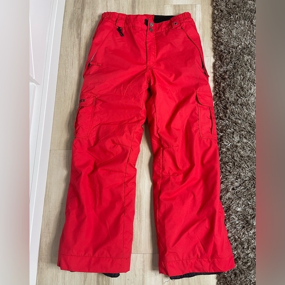 686 Boys snowboard Evolution Insulated InfiDry Pants Snowboard size XL Red - Picture 1 of 7